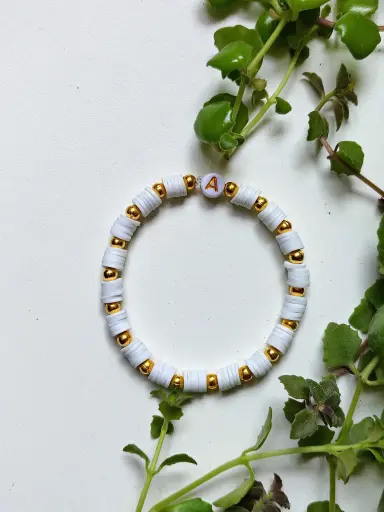 Clay beads bracelet